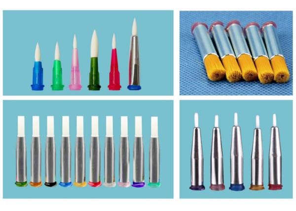 Cheap Good Quality Anti-Static And Non-Shedding White Bristles And Yellow Bristles Glue Dispensing Needles for sale