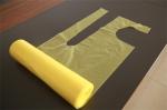 Hanging Neck Style Polythene Plastic Apron For Painting / Food Preparers
