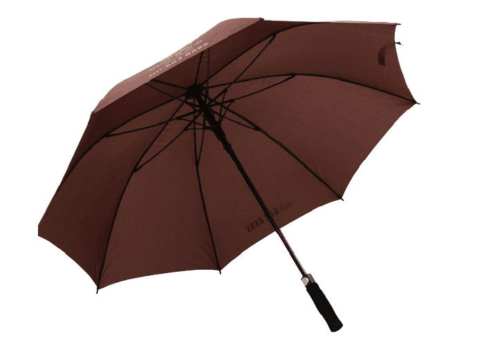 Windproof Huge Golf Umbrella Customized Logo Design For Storms High Winds