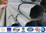 80ft 90ft Steel Electric Pole For Transmission Line Project
