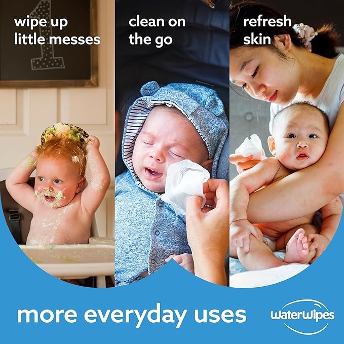 Disposable Wet Wipes For Baby Hands And Mouth , 80 Pumps Nonwoven Wet Wipes Enlarged And Thickened