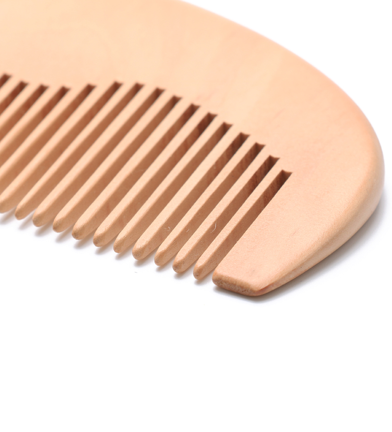 73g Light Weight Wood Beard Comb Customized Pocket Beard Comb