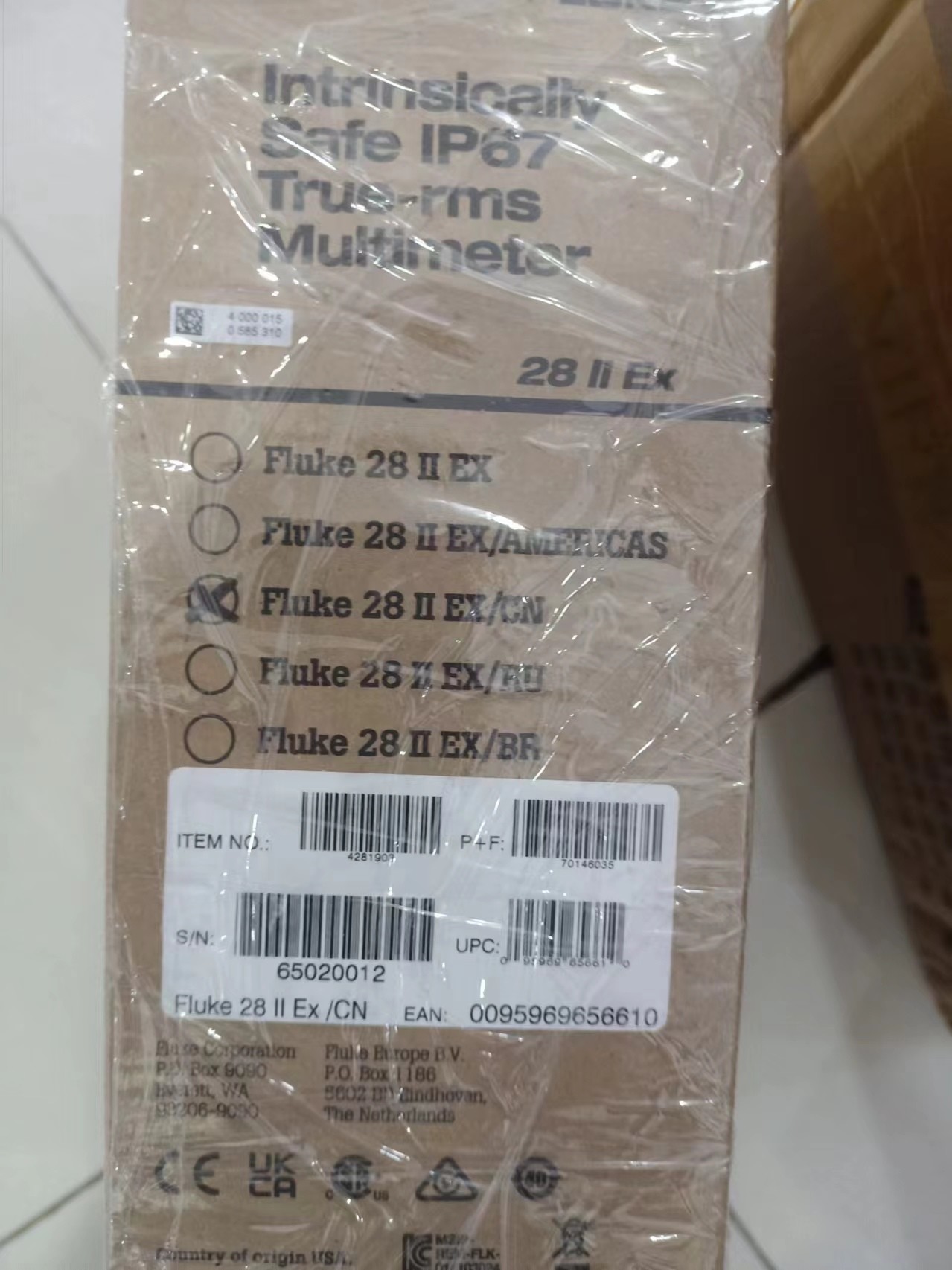 Original And New Fluke 28II Ex Intrinsically Safe True RMS Digital Multimeter In Stock