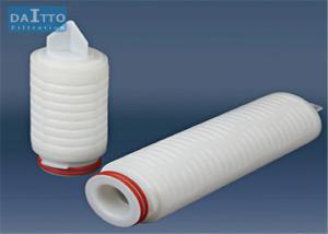 Ultra High Purity Pleated Polypropylene Filter Cartridge Low Pressure Drop