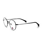 FM3231 Womens Round Stainless Steel Optical Glasses 49-20-145