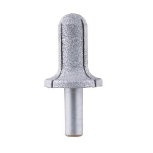 Quality CE 12.7mm Shank Quartz Diamond Router Bit Vacuum Brazed wholesale