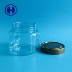 25OZ 750ml Round Biscuits Clear Plastic Cookies Jar With Screw Lid