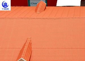 Quality Coloured Glaze Asa Upvc Synthetic Resin Roof Tile 2.5mm thickness Bamboo Design wholesale