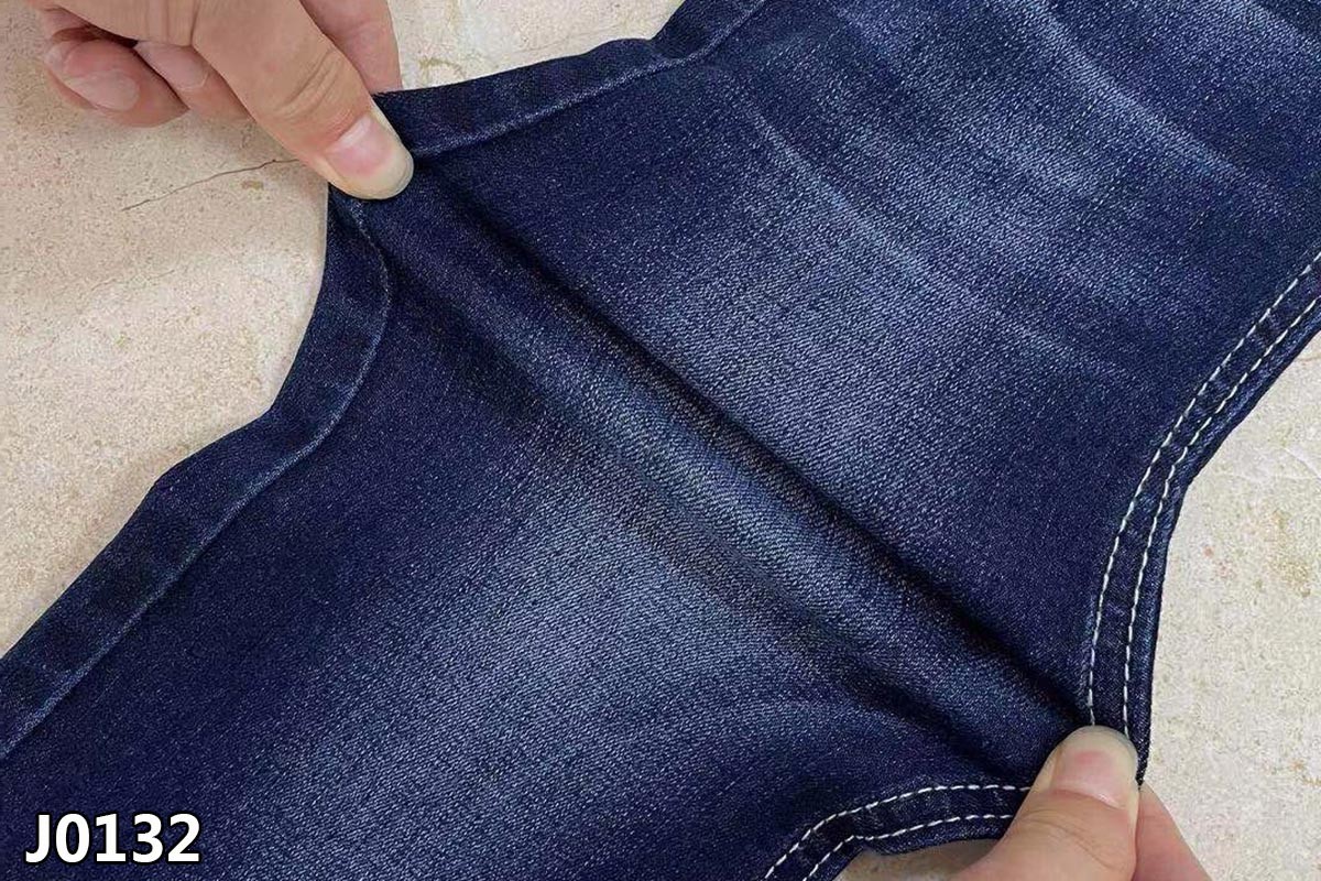 8.7 Oz Middle Light Weight Elastic Stretch Denim Fabric With Ring Spun Yarn