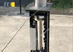Steel Hydraulic Bollard System Telescopic Security Post With Red LED Light