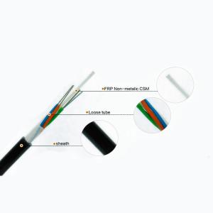 Quality 24 Core GYFTY FRP Strength Member Aerial Optic Fiber Cable wholesale