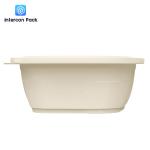 Ovenable Paper Food Tray With Lid 540ml Sugarcane Bagasse Matrial