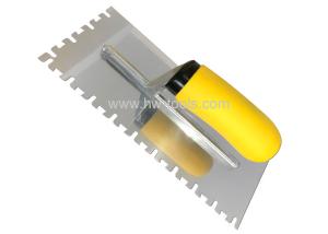 Quality Stainless steel Plastering trowel with soft handle HW02234TB wholesale
