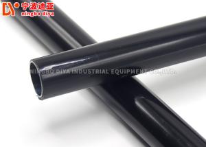 Quality ESD Black Anti Static Tubing , Plastic Coated Pipe Upright Frame Structure wholesale
