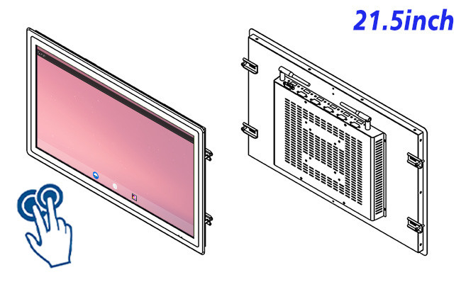 21.5-Inch Android Monitor Ideal for Smart City Interfaces and Industrial Dashboards