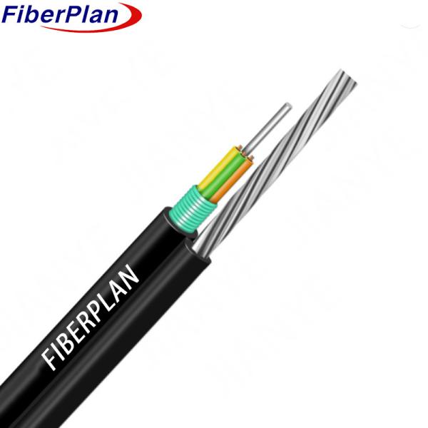 GYTC8S Armored Outdoor Figure 8 Self Supporting Fiber Optic Cable 2 4 6 8 12 24
