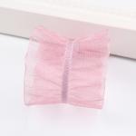 25mm|38mm Wrinkle Edge Polyester Organza Ribbon for DIY Hair Ribbon Bow