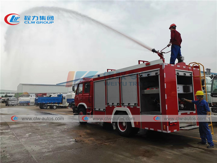 Dongfeng 170HP 5000L Water Tanker Firefighting Truck