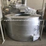 400kg Zamak 5 Crucible Aluminium Die Casting Natural Gas Melting Furnace