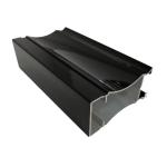 Machined Black Pearl Aluminum Glass Window Frame Profiles