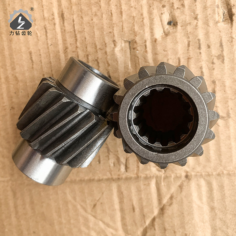 13x16 Rotary Double Gear PC100 Excavator Small Oblique Gearbox Teeth