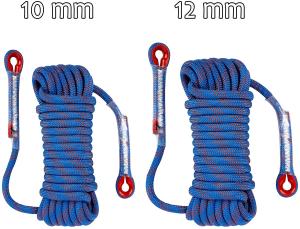 Quality 10mm 12mm Static Climbing Rope 49ft 98ft Emergency Escape Rope wholesale