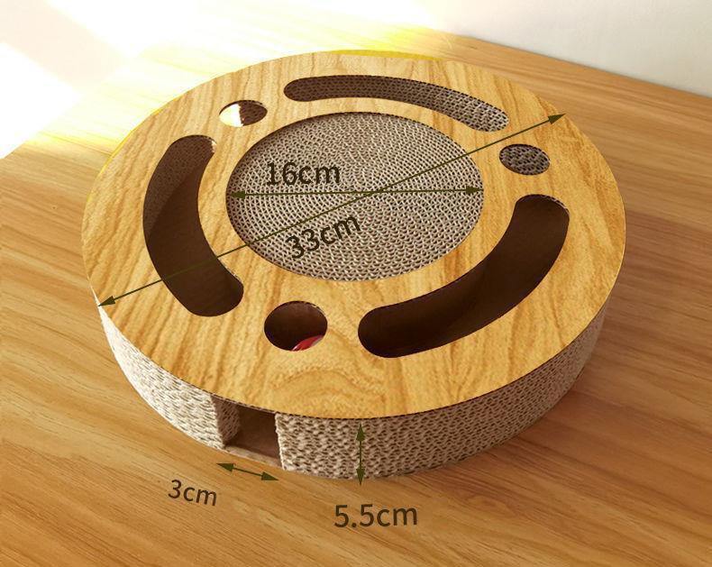 Wooden Cat Toy Ball 5.5*33cm Cute Luxury Style for Interactive Play and Entertainment