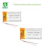 LP602030 3.7v 300mAh Rechargeable Lithium Polymer Battery Durable and Long Cycle