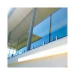 12MM Laminated Glass Railing Curved Swimming Pool Glass Fence