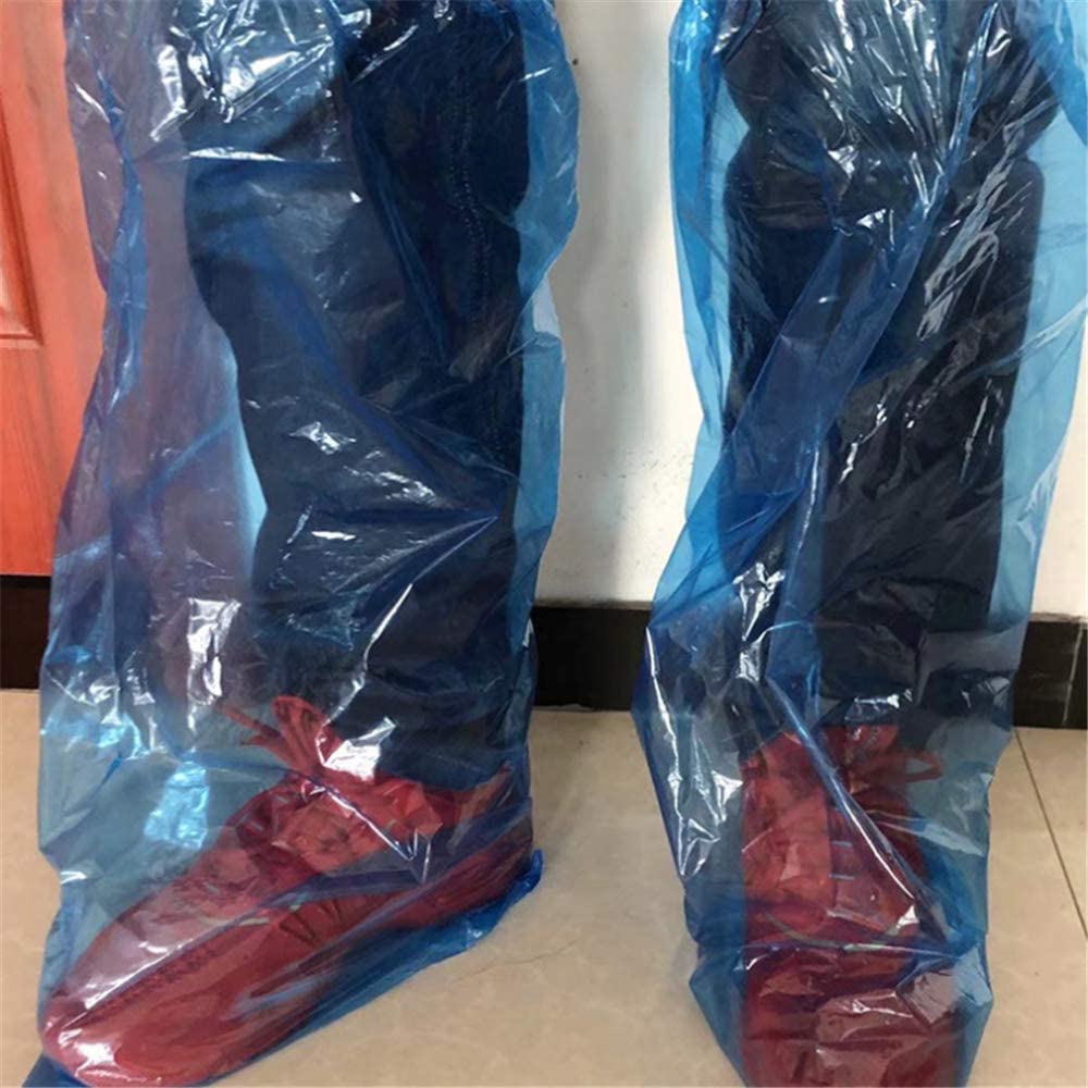 Anti Virus Anti-Slip 70*35cm PPE Personal Protective Equipment Shoe Cover PE Plastic Made