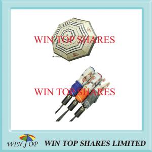 Quality PU Handle Fashionable Vogue Folded Umbrella wholesale
