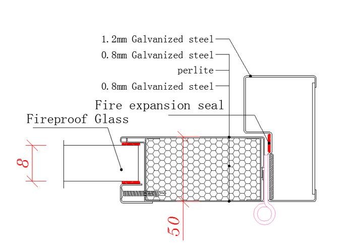 Preferred Double Glazing Fire Rated Steel Windows Aluminium Sliding