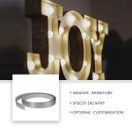 Waterproof 0.8mm Silver brushed aluminum coil for channel letter
