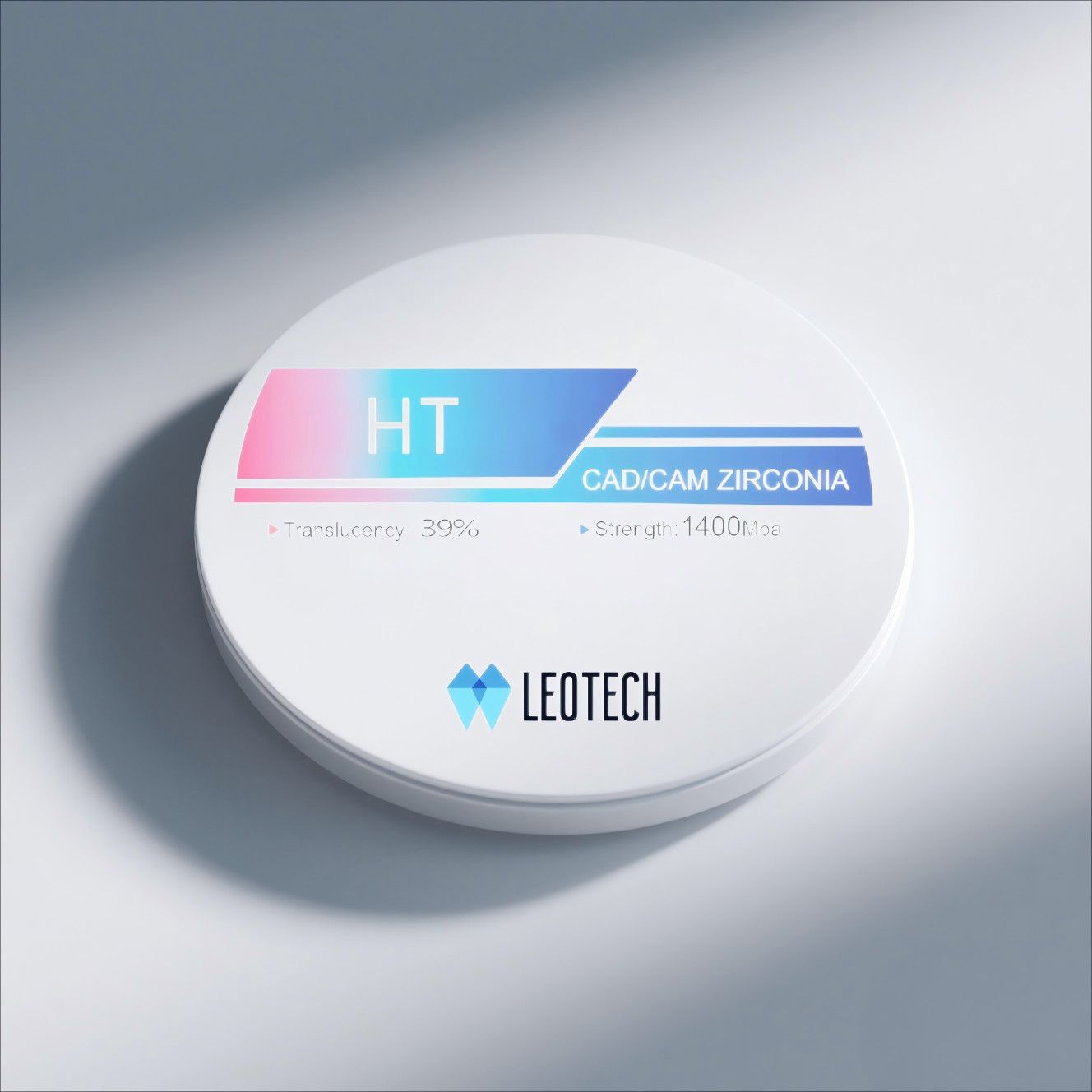 HT High Strength 1400MPa Zirconia Block for Crown/Bridge 98x10-25mm CAD/CAM Dental Disc