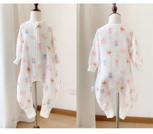 Quality Fashionable Soft Muslin Baby Pajamas Romper Bodysuit 100% Cotton For Toddler wholesale