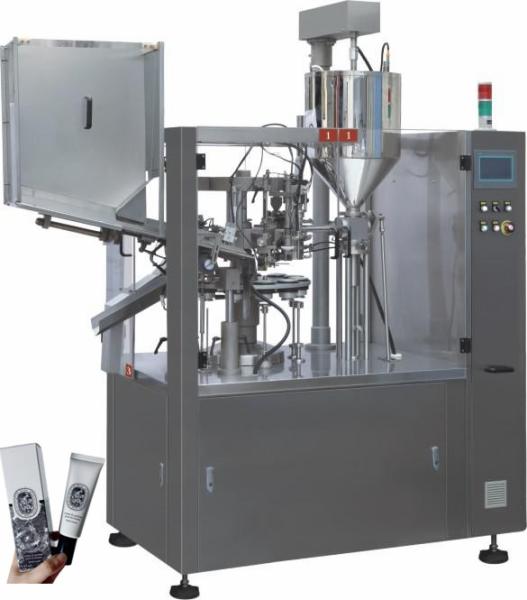 Precision Laminated Aluminum soft Tube Filling Sealing Machine Speed 50-75pcs