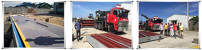 18M 100T Vehicle Scales Weighing Systems Approval Digital