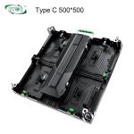 Type C P4.81 4K Indoor LED Rental Display 500x500mm/500x1000mm Curve Cabinets