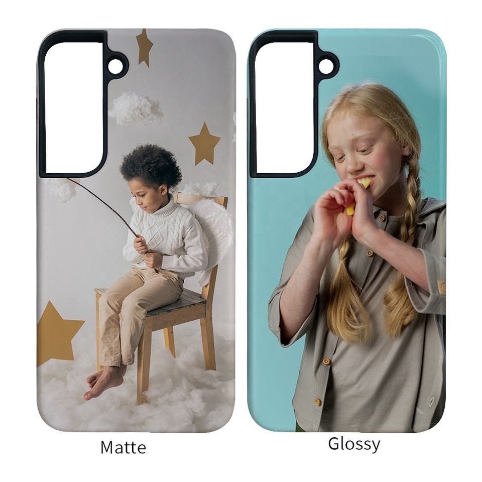 3D Sublimation Coated Tough Phone Case For Samsung S23 S24 S25 Customized Design Logo