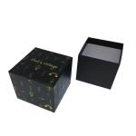 Square Gift Box Foil Stamping Logo Design , Coloured Gift Boxes