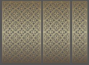 Quality Living Room Privacy Divider Screen Aluminium Foldable Rectangle Shape wholesale