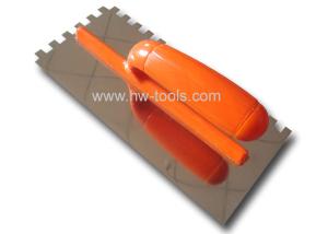Quality Stainless steel Plastering trowel with teeth HW02212 wholesale