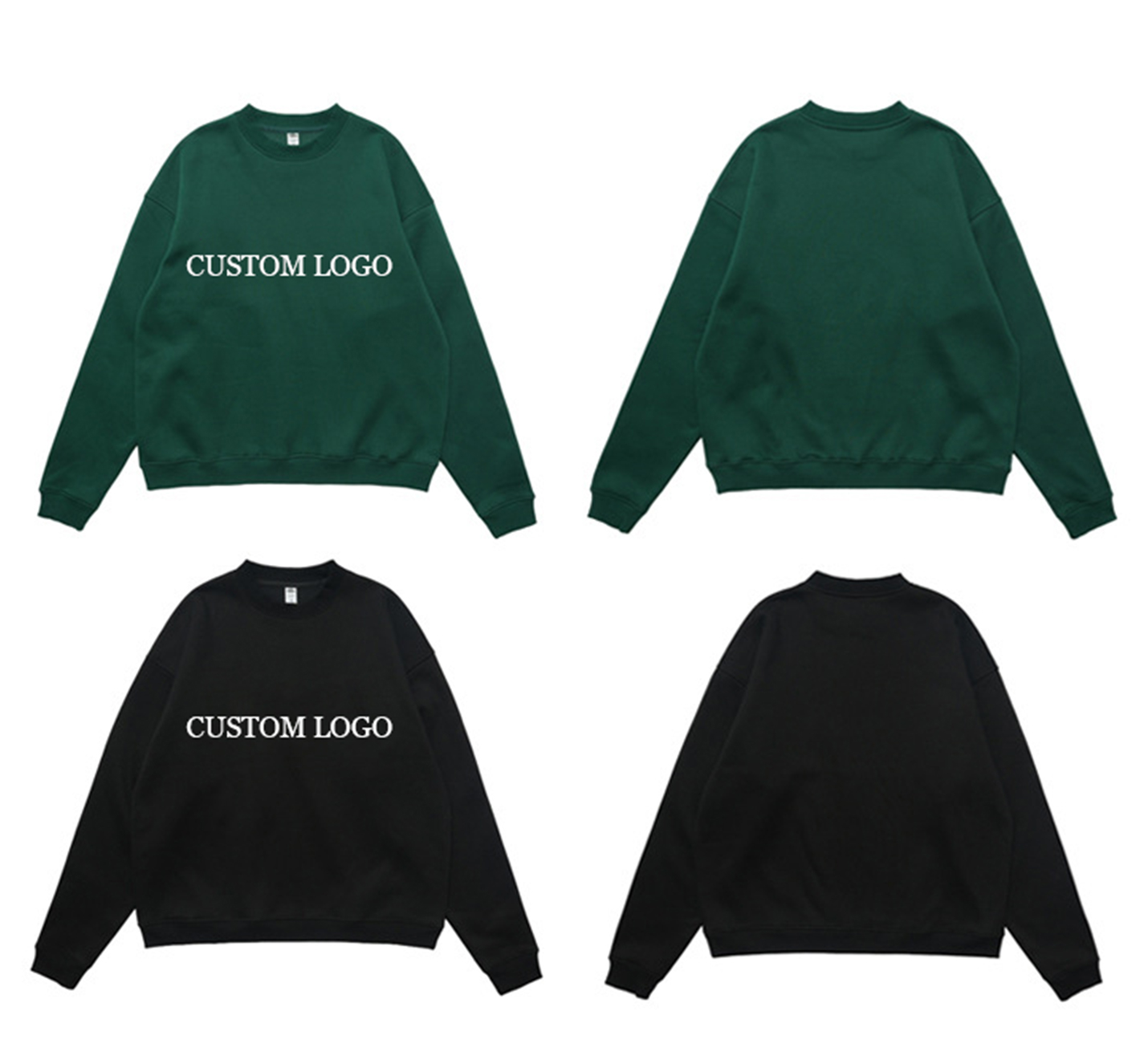 Thick Drop Shoulder Plain Blank Custom Hoodies for Men's Oversize in 100% Cotton Fabric