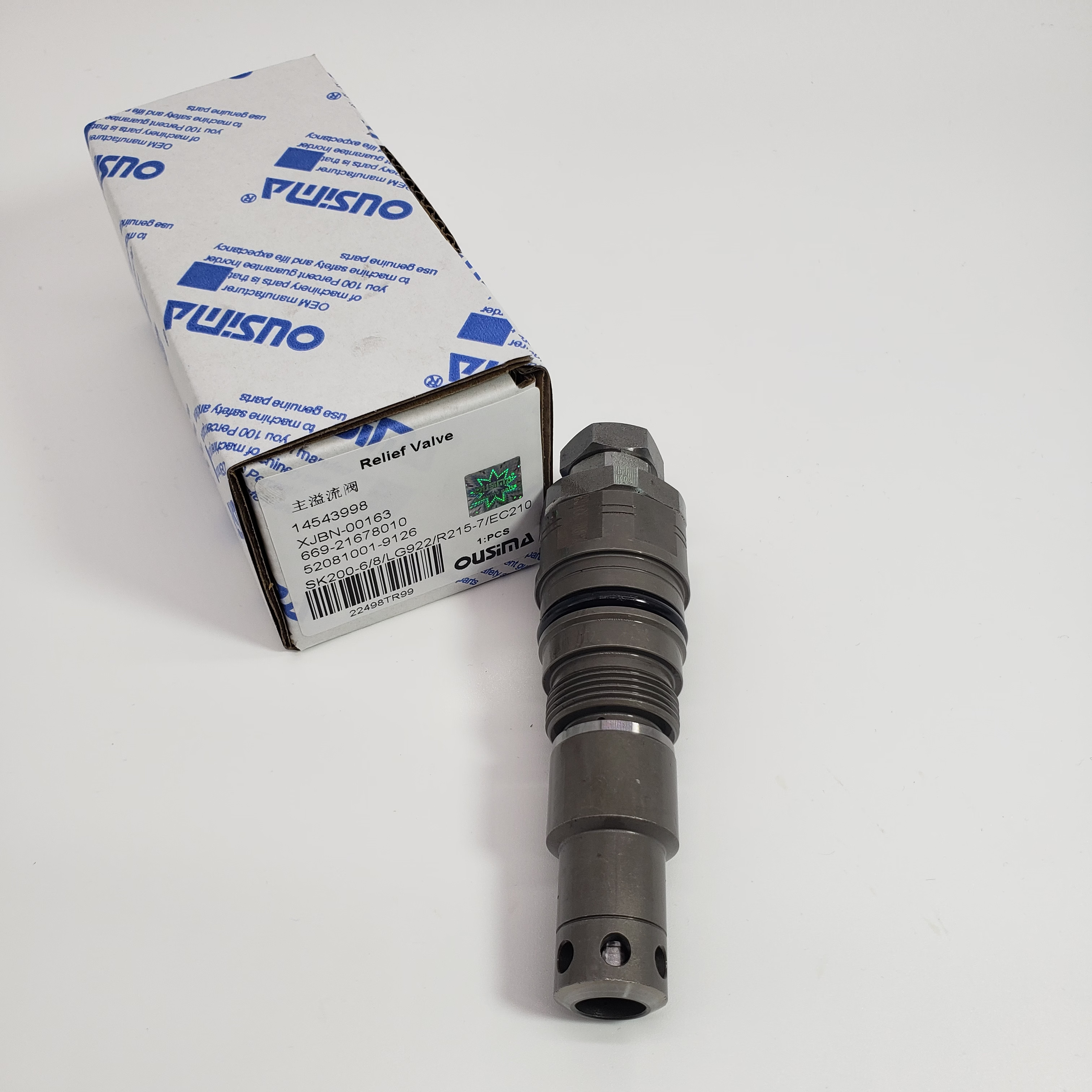 669-21678010 Relief Valve 14543998 XJBN-00163 52081001-9126 For KOBELCO LIUGONG