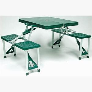 Quality General Outdoor Portable 4 Seats Camp Suitcase Folding Picnic Table for Courtyard Good wholesale