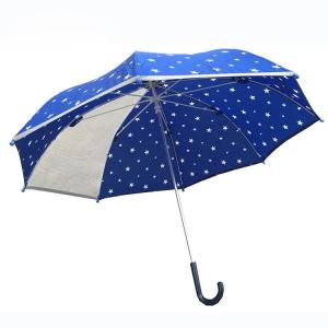 Quality Compact Windproof Pongee Fabric Straight Umbrella Length 93.5cm wholesale
