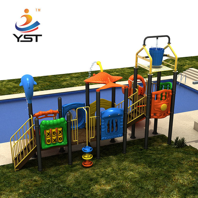 Professional Kids Water Play Equipment 980 * 540 * 610 Cm CAD Instruction
