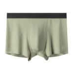 Plus Size Solid Mens Boxer Shorts Seamless Breathable Mens Underwear Briefs
