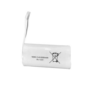 Quality Hight Cycles AA Rechargeable NiMH Battery Pack 2.4V 500mAh White Moulding wholesale