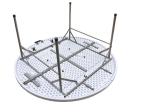 Outdoor 10 Seater Round Folding Tables That Seat 10 Foldable Banquet Table